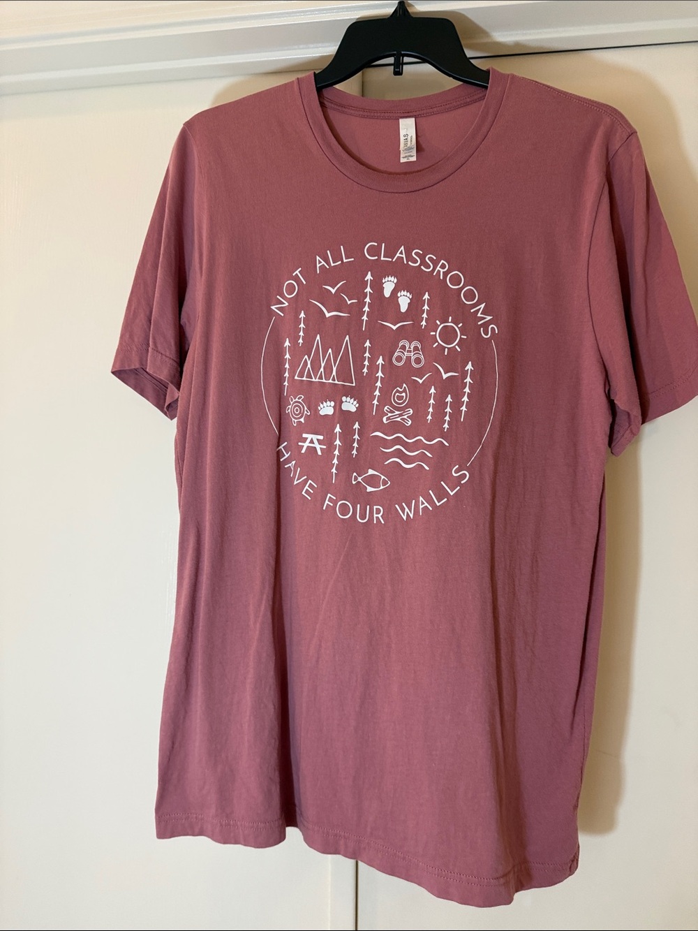 Bella Canvas Mauve/Pink Short Sleeve Graphic Tee